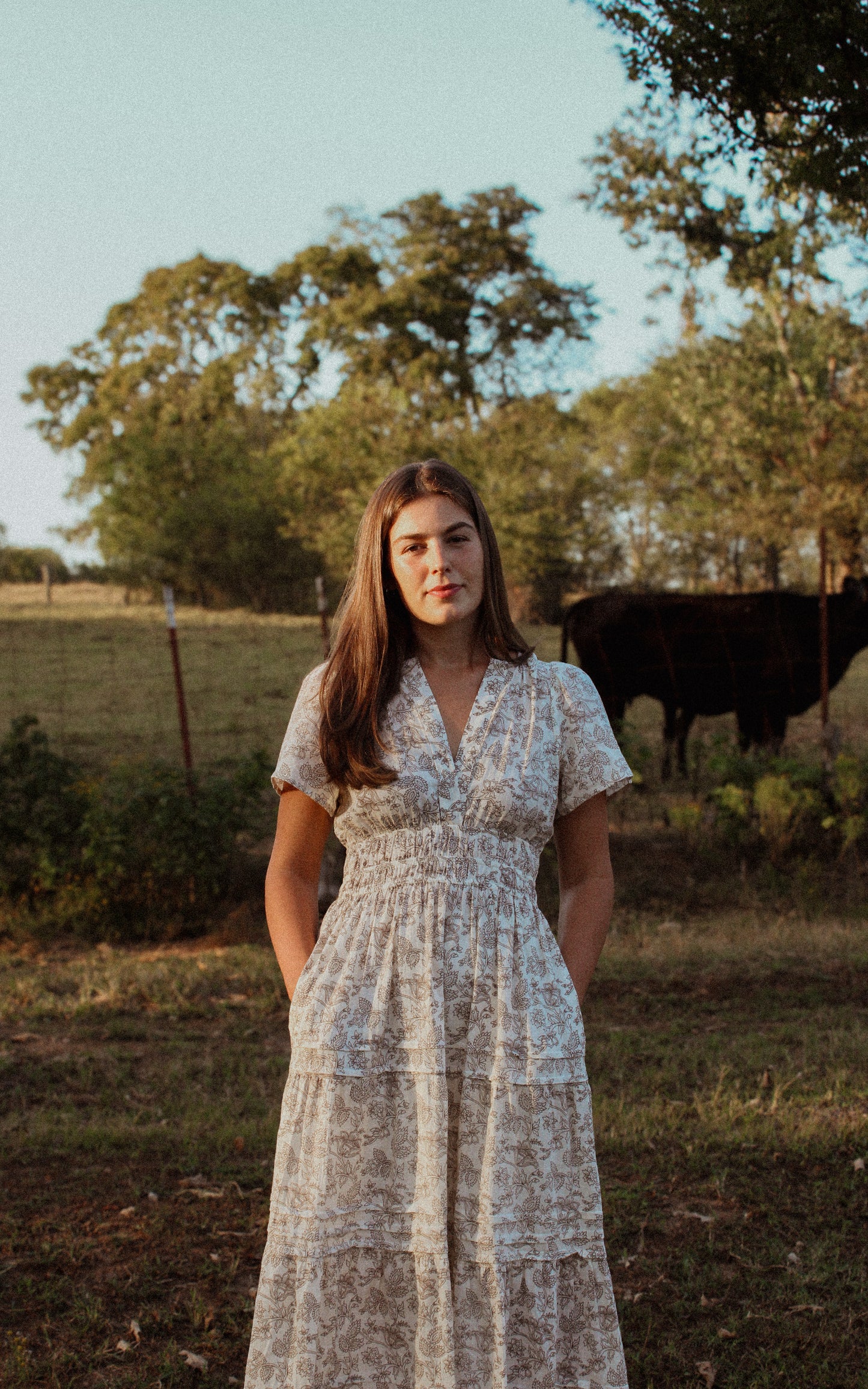 The Blair Smocked Waist Maxi Dress