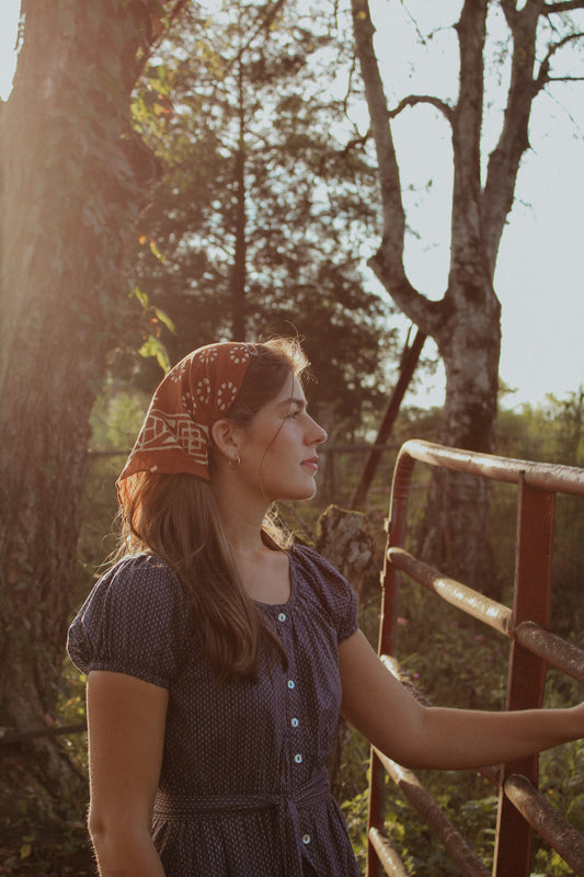 Hand Block Printed Bandanas