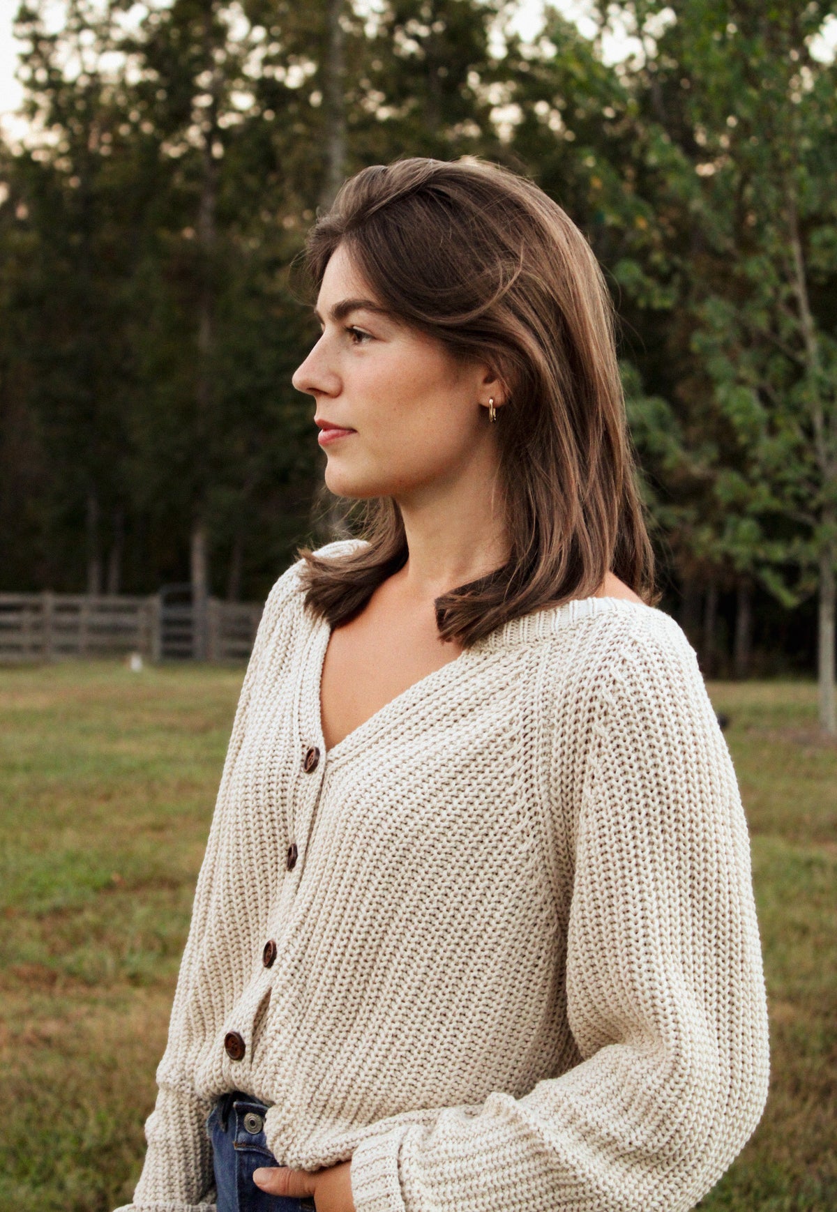 Cotton sweater