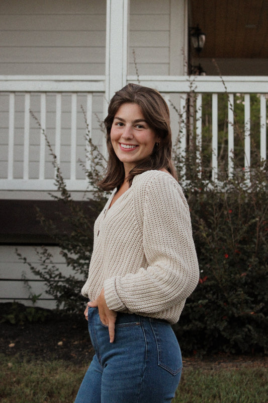 Cotton sweater